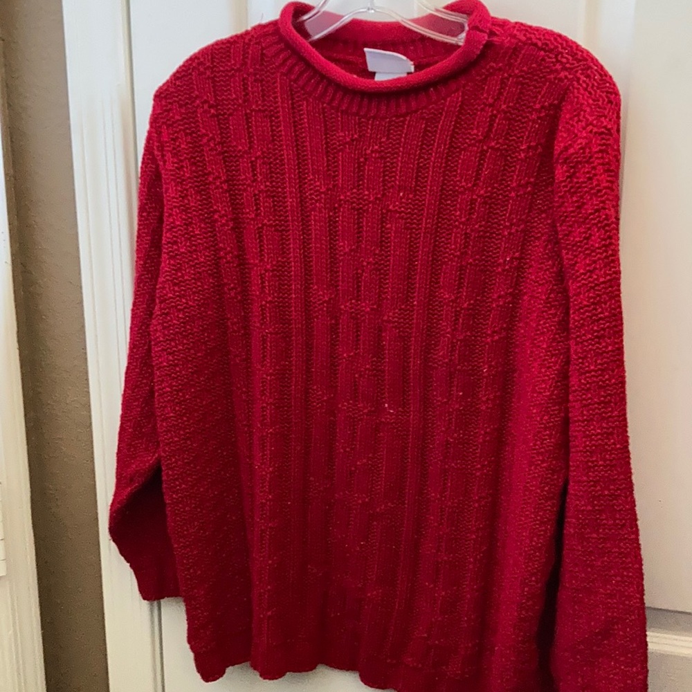 FINAL MARKDOWN Bobbie brooks roll collar sweater large